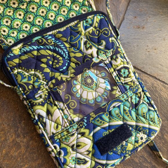 Vera Bradley Mini Hipster Crossbody in Rhythm and Blues Pattern (Like Ne… - Picture 9 of 14
